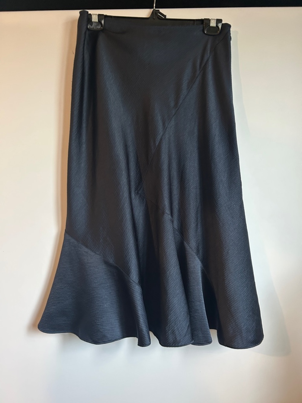 Club Monaco navy blue Flared A-Line Midi Skirt